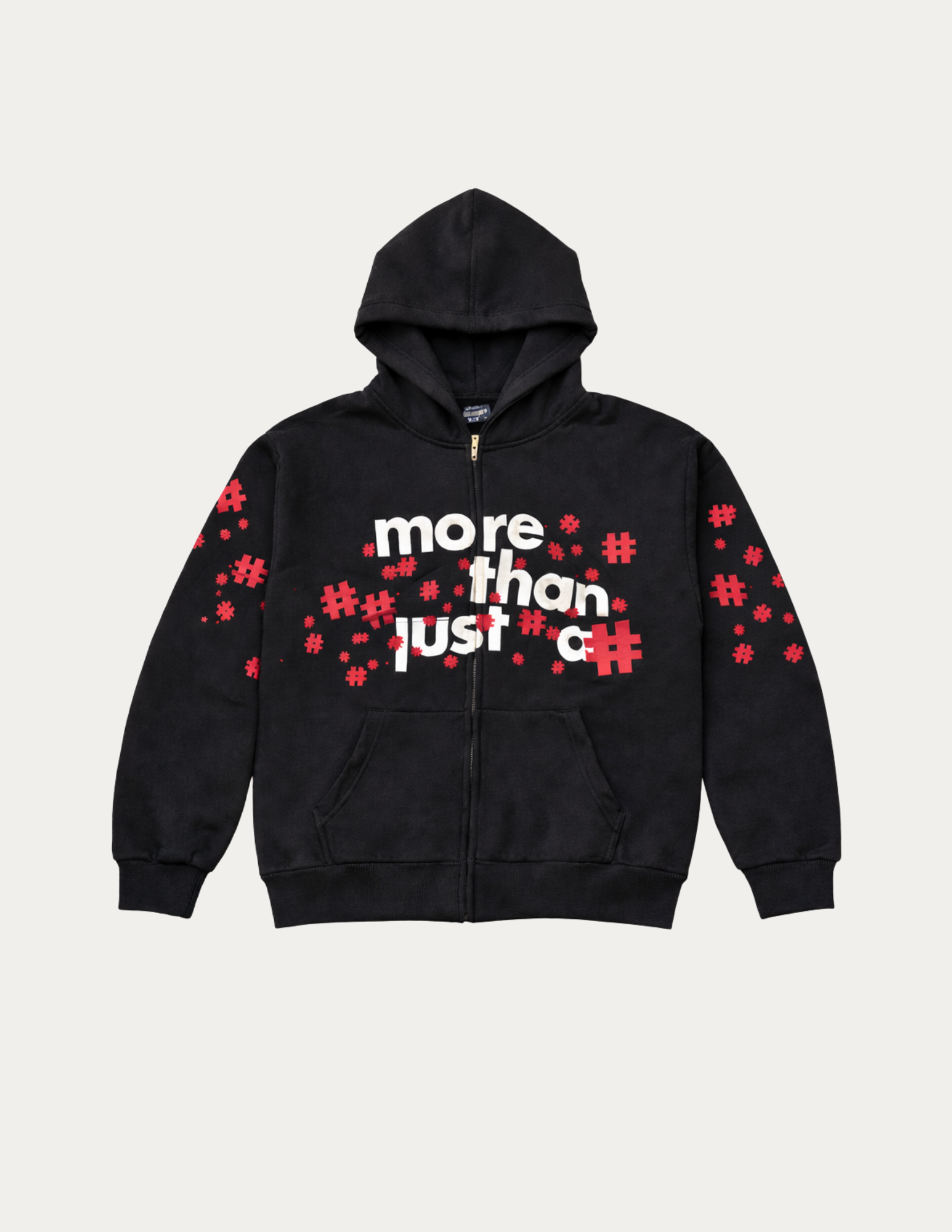 More Than Just a Number 'Midnight Black' Zip Up