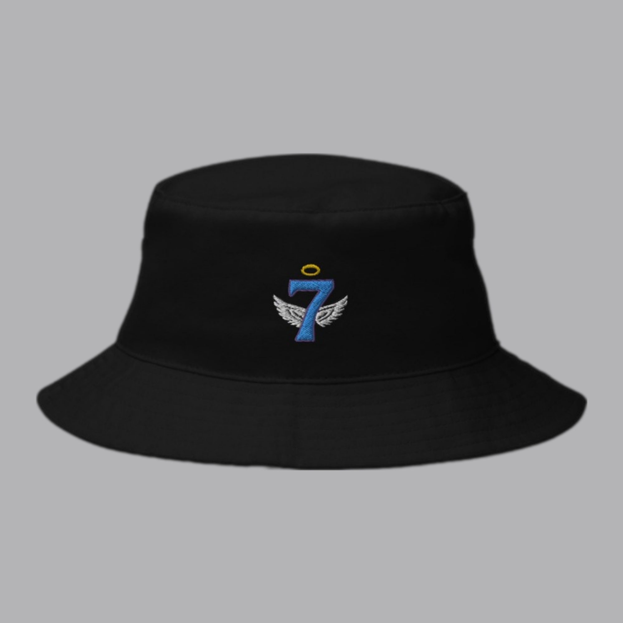 7 Angels Bucket Hat- Black