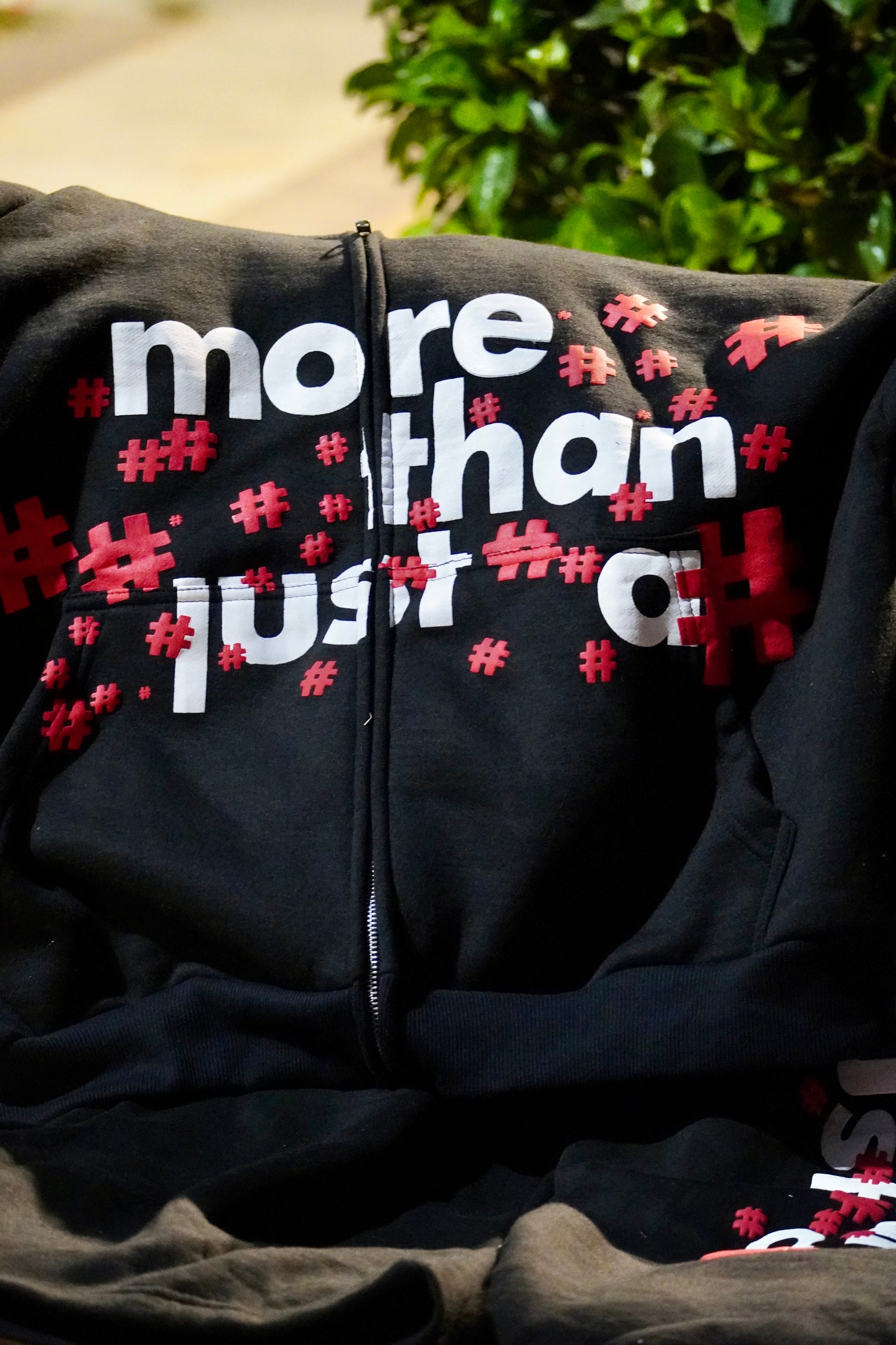 More Than Just a Number 'Midnight Black' Zip Up