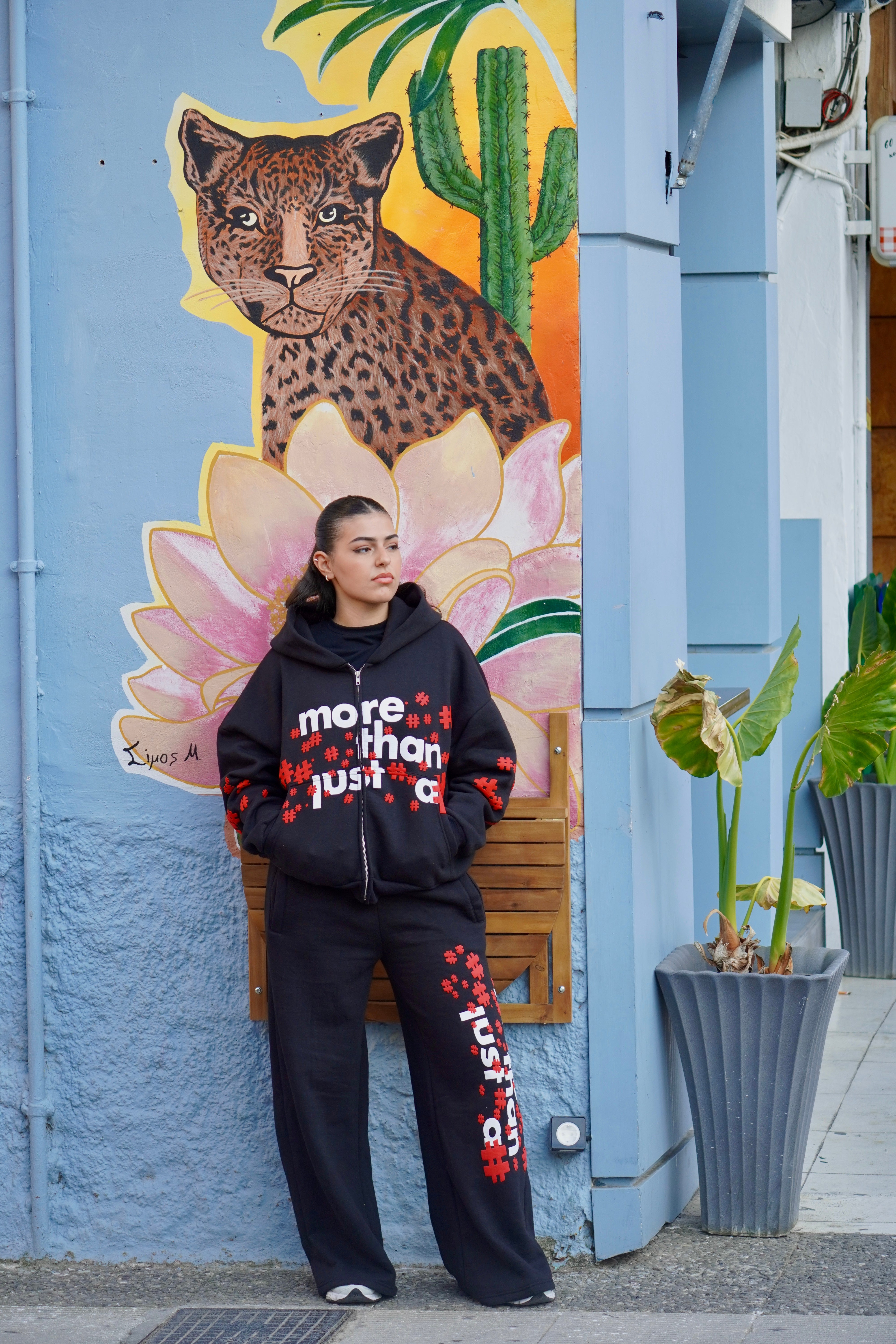 More Than Just a Number 'Midnight Black' Zip Up